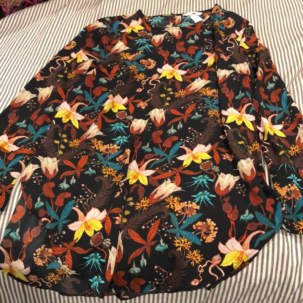 Floral designed tunic/mini dress/blouse